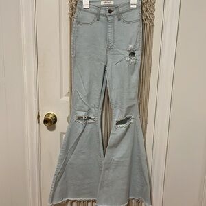 Vibrant MIU made in USA Flare Jeans